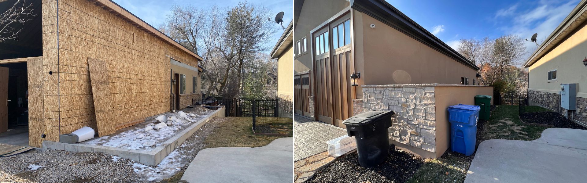 Before & After Byrnes Home Addition & Renovation Cottonwood Heights, Utah